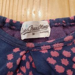 綿100％　トレーナー　80cmの画像