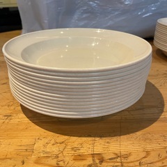 【引き取り限定】中古品/メラミンプレート/14枚セットの画像