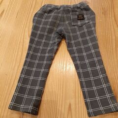 アカチャンホンポ　チェック紺ズボン　90cm～の画像