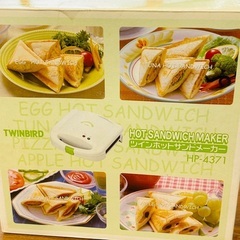 新品未使用品　ツインバード　ツインホットサンドメーカー　の画像