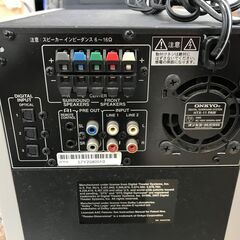 ＼家具＊家電のお店／【ｼﾞｬﾝｸﾞﾙｼﾞｬﾝｸﾞﾙ石川金沢店】 スピーカー ONKYO HTX-11PAW  *現状販売 の画像