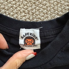 BAPE kids ロンTの画像