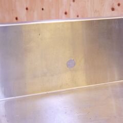 ≪zyt2581ジ≫ マルゼン バックガード付き作業台 架台/コンロ台 幅60cm 奥行45cm 下段スノコ棚 店舗/調理台/ステンレス/中古厨房機器/宮城県仙台市 071113-10の画像