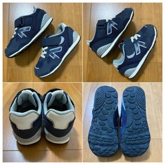 moon star キャロット 16.0cm ネイビーの画像