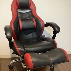 オットマン内蔵型リクライニングチェア（仰向け可・マニュアル付き・牛久市）5000円の画像