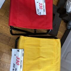 【リサイクルショップどりーむ鹿大前店】No.3209　キャンプ椅子　折りイス　作業椅子などの画像