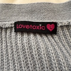新品未使用品Lovetoxic Lサイズ カーディガン サックス色の画像