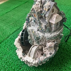 水槽風車オブジェ の画像