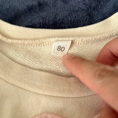 80サイズ　冬服　女の子もこもこ　アンパンマンの画像