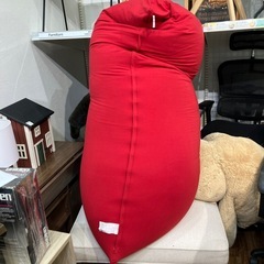 ビーズクッション Yogibo レッド　USEDの画像