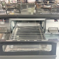 配送可能　保証付き 2021年製プロパンガス用ガスコンロ[左強火] ワンピーストップシリーズ ブラック RT64JH6S2-GLの画像