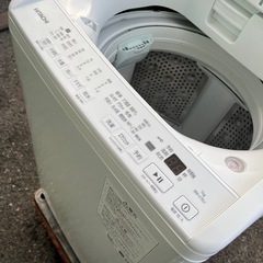 2023年製/極上美品 日立 7kg「ビートウォッシュ」ナイアガラビート洗浄！洗濯機【BW-V70J-Wの画像