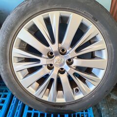 ヴェルファイアゴールデンアイズII 純正18インチアルミホイール 4本セット ANH20の画像