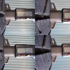 ブリヂストン　BLIZZAK VRX3　155/65R13　4本　9.5分溝2本と8〜9分溝2本の画像