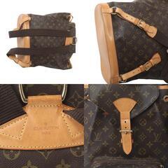 ルイヴィトン M51135 リュック・デイパック ブラウン  LOUIS VUITTON モンスリ モノグラムの画像