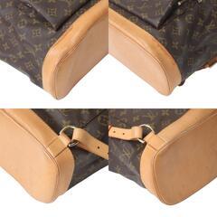 ルイヴィトン M51135 リュック・デイパック ブラウン  LOUIS VUITTON モンスリ モノグラムの画像