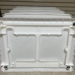 収納ケース　クローゼットケース　衣装ケース　クリアケース　４段　ホワイトの画像