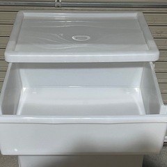 収納ケース　クローゼットケース　衣装ケース　クリアケース　４段　ホワイトの画像