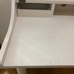 白いデスク つくえ の画像
