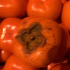 【お取り引き決定】B渋抜き済み柿　平柿　種無し柿の画像