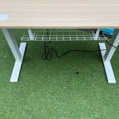 電動昇降デスク 幅120cm スタンディングデスク 電動　昇降式の画像
