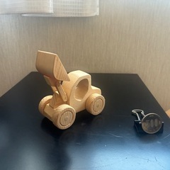 【木工おもちゃ】ブルドーザー2　№004の画像