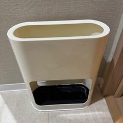 新品コンパクト傘立てホワイトの画像