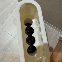 新品コンパクト傘立てホワイトの画像