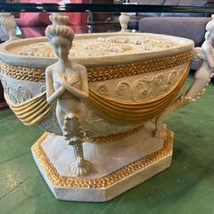 【愛品館八千代店】ロココ調　ヴィーナス　水瓶　センターテーブルの画像