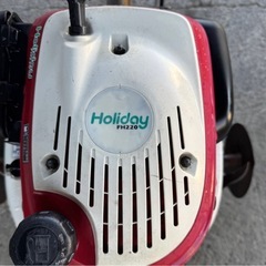 h-224△ q 岐阜発/ ホンダ/ ホリデー/ FH220/ 管理機/ 耕運機/ 実動 動画アクセルワイヤー欠品/ 現状品/ 管10u/ R7.10/29 △の画像