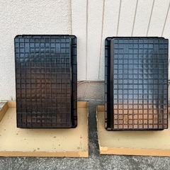 トロ舟 黒 100L (リス製)  2舟セットの画像