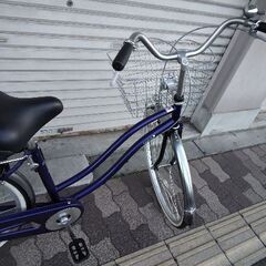 CASULY[カジュリー]RELAX(リラックス)26吋 ファミリーサイクル シングル/マットネイビーの画像