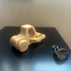 【木工おもちゃ】ロードローラー（中）　№007の画像