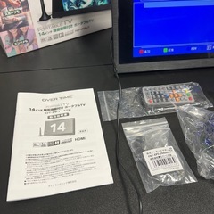 14インチ 録画機能付き　ポータブルTV OT-PFT14TE TV録画の画像