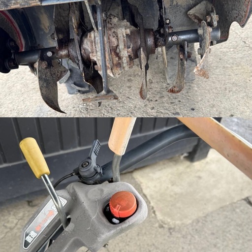 h-225△ q 岐阜発/ ミツビシ/ マイボーイ/ MMR68/ 管理機/ 耕運機/ 実動 動画プラスチック部破損あり/ 現状品/ R7.6/12 △