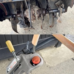 h-225△ q 岐阜発/ ミツビシ/ マイボーイ/ MMR68/ 管理機/ 耕運機/ 実動 動画プラスチック部破損あり/ 現状品/ R7.6/12 △の画像