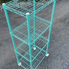 カラースチールラック　中古の画像