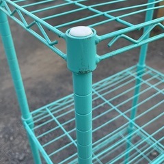 カラースチールラック　中古の画像