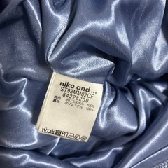 ニコアンド　プリーツ　ロングスカートの画像