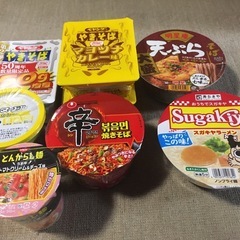 カップヌードル等の画像
