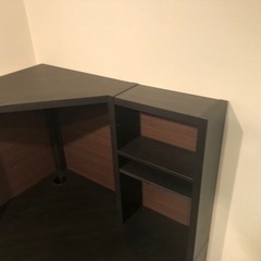 IKEA コーナーデスク　ブラック　MICKE ミッケの画像