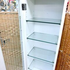 コレクションラック コレクションケース 27.5×19×168cm 飾り棚 フィギュア ミニカー 小物 札幌 西区 西野店の画像