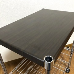 スチールラック キッチンワゴン メタルラック キャスター付きの画像