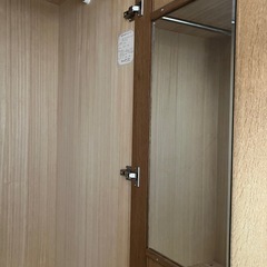 洋服タンス　　木製の画像