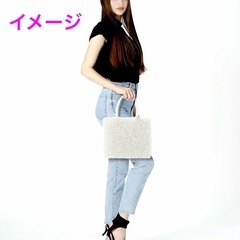 【極美品】ANTEPRIMA アンテプリマ ワイヤーバッグ ハンドバッグ オーロラホワイト の画像