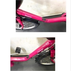 1年保証 送料無料　新型　パナソニック　ギュットミニ　ピンク　電動アシスト自転車の画像