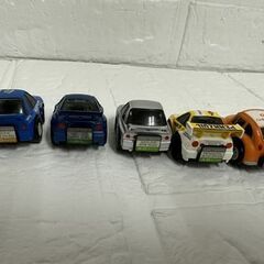 チョロQ Qステア Q-STEER 5台セット NISSAN スカイライン GTR R32 R34 SUBARU 360 TAKARA 動作未確認 現状品 札幌市 白石店 の画像