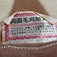 【お取引中🐱su様】【新品未使用】毛布③の画像