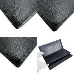 0520CA 長財布 ブラック   カイマンベリーの画像