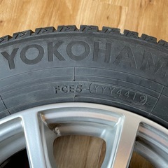 YOKOHAMA ice GUARD スタッドレスタイヤ 2019年製　アルミホイール付き　4本セットiG60 155/80R13 の画像